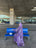 abaya nour en mauve