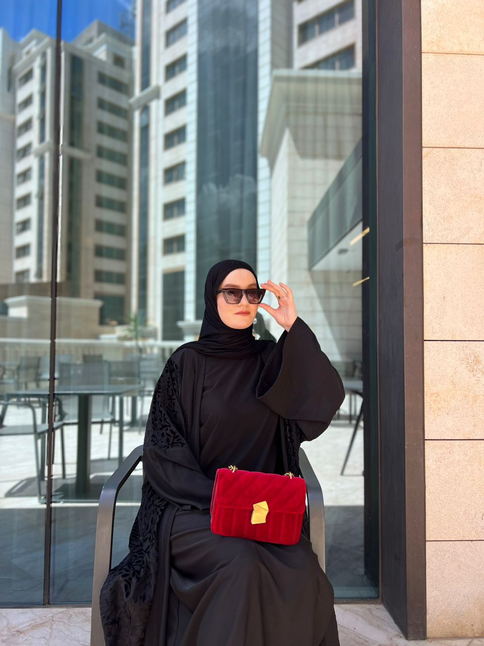 ABAYA NOUR AU NOIR