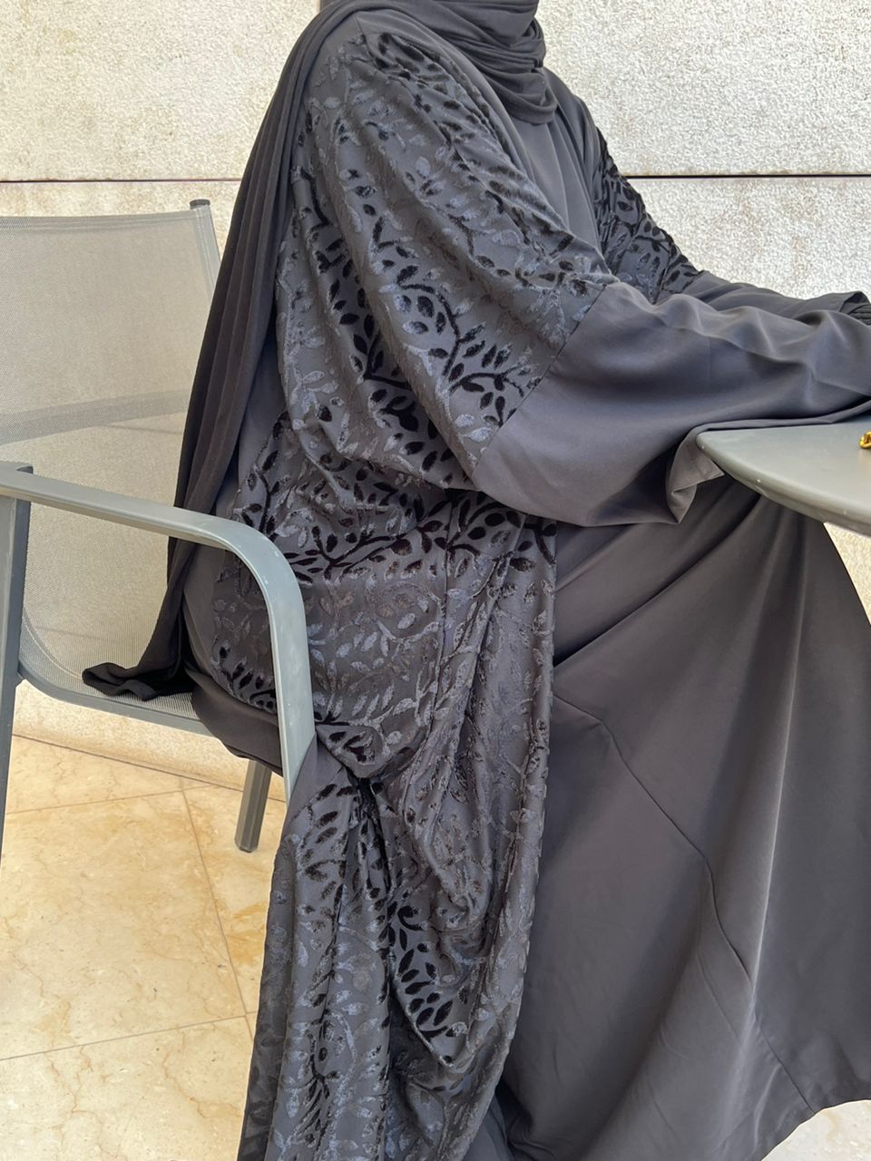 ABAYA NOUR AU NOIR